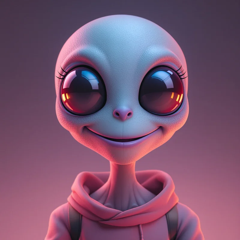 Stitch PFP with cute chaos and clean composition