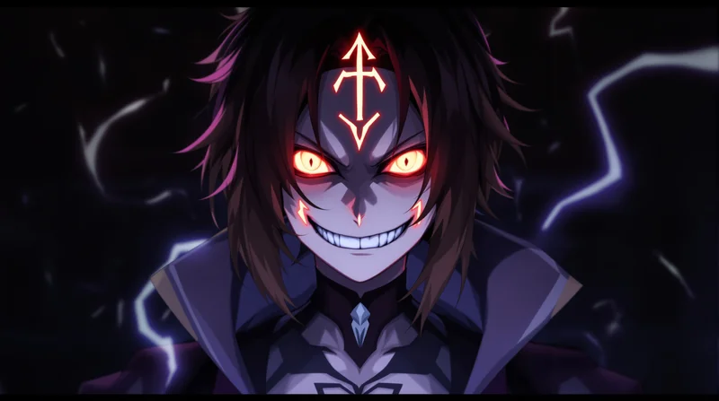 sukuna sinister smile anime pfp portrait