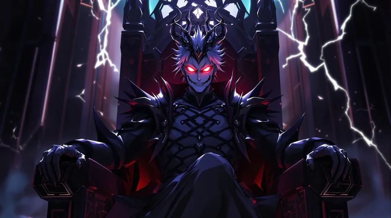 dark throne sukuna anime pfp portrait