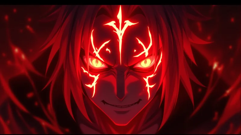 sukuna curse mark anime avatar pfp portrait stylized