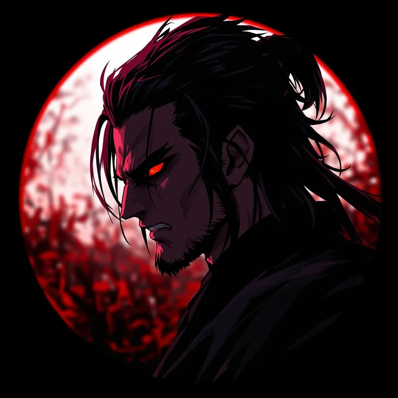 Sukuna avatar profile image with sinister expression and clear recognition