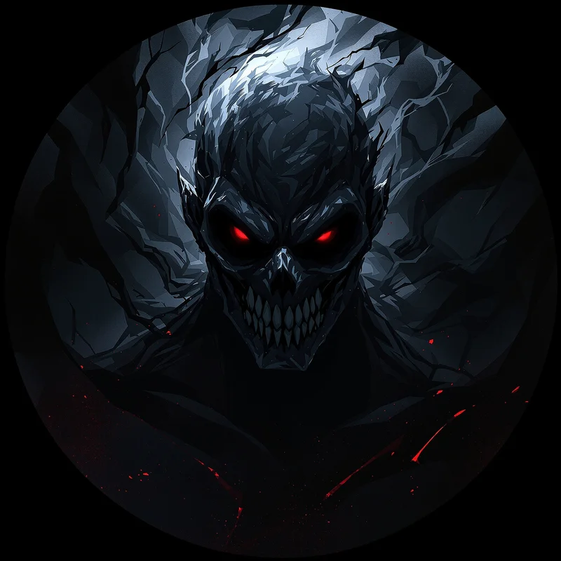 Sukuna avatar profile image with sinister expression and clear recognition