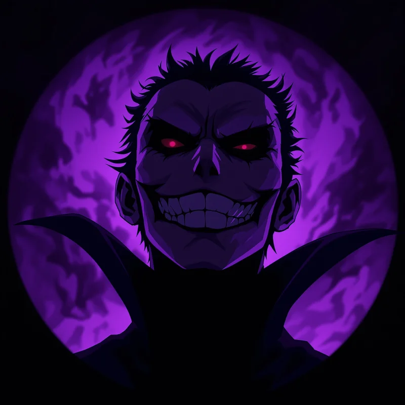 Sukuna PFP with dark anime composition and compact avatar clarity