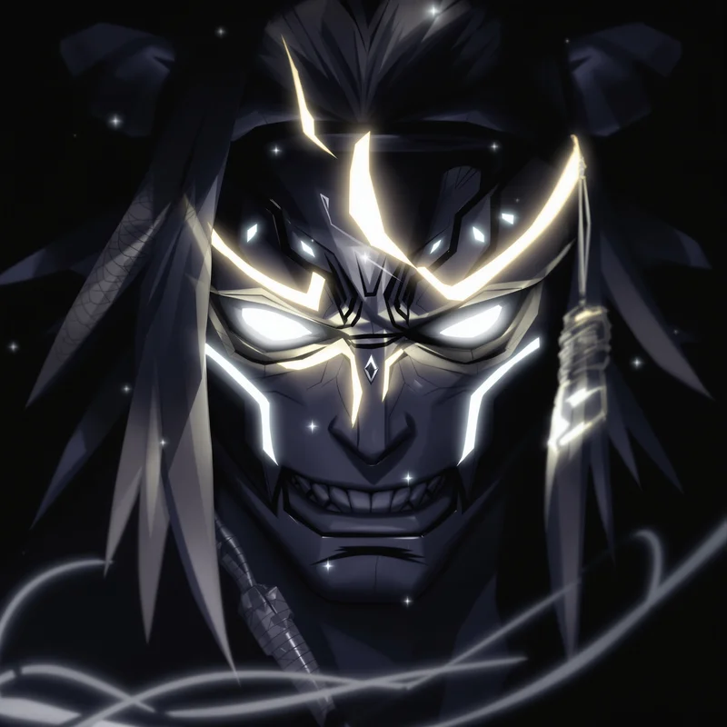 sukuna pfp symbol glow anime avatar