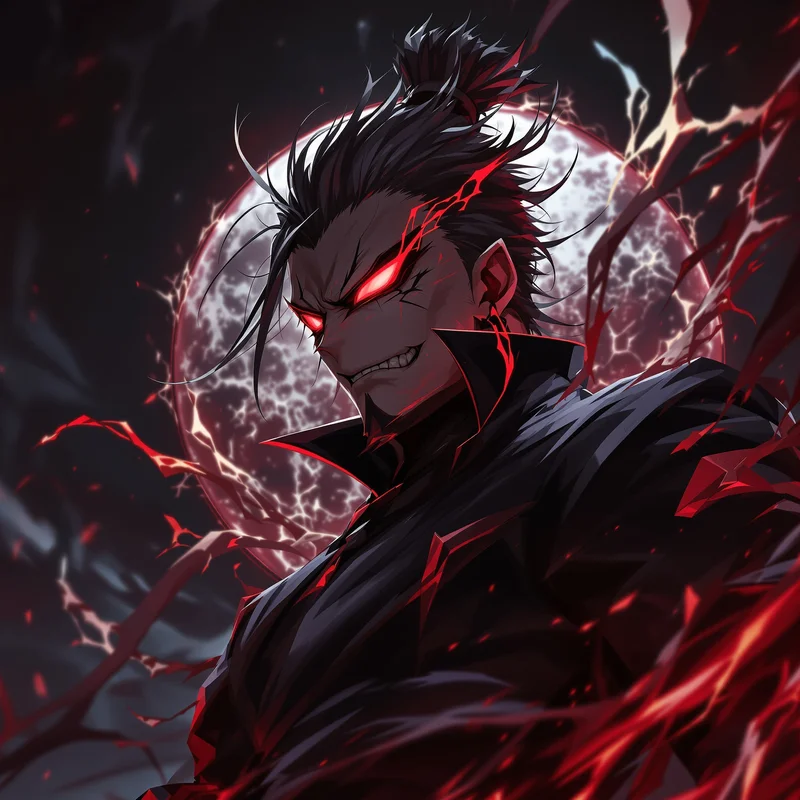 Sukuna PFP avatar with cursed king identity and strong profile readability