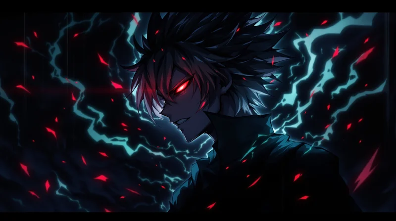 shadow sukuna cursed energy anime pfp stylized