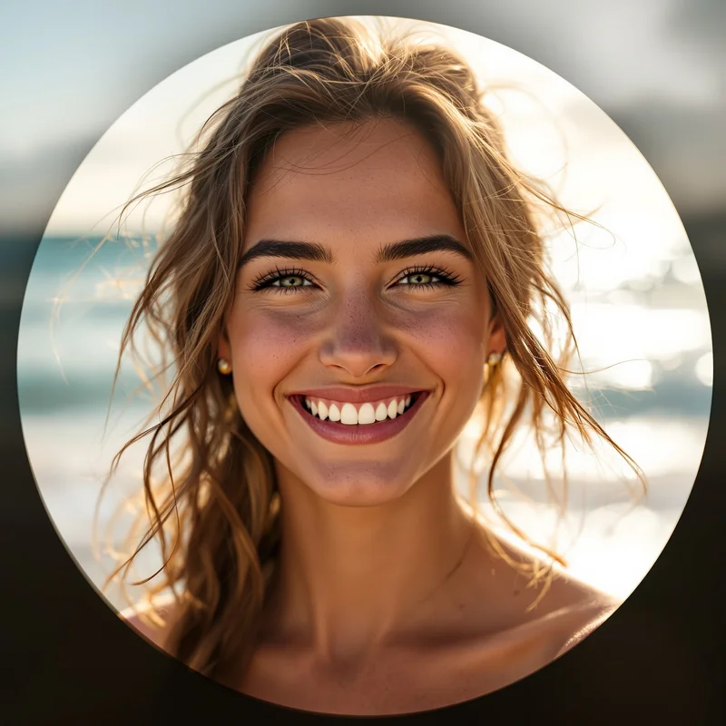 Summer PFP avatar with bright identity and warm presence