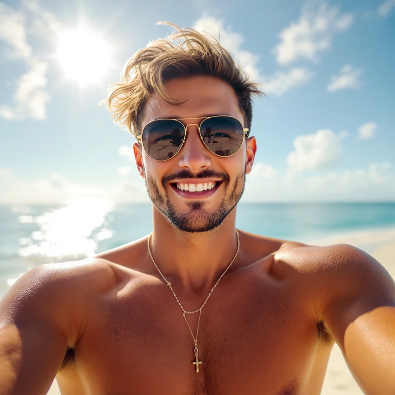 Summer profile image optimized for visibility and recognition