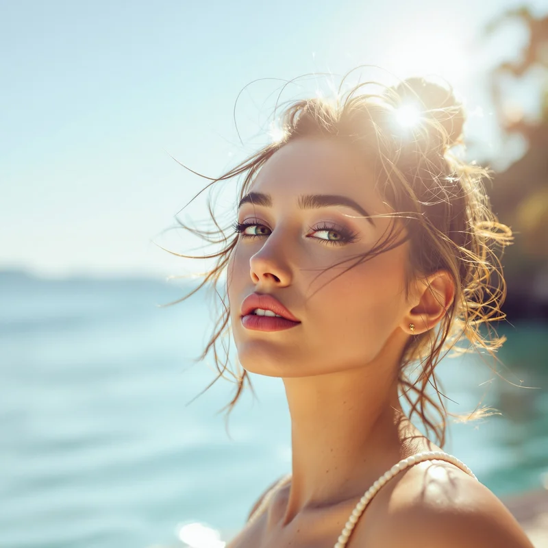 Summer profile image optimized for visibility and recognition