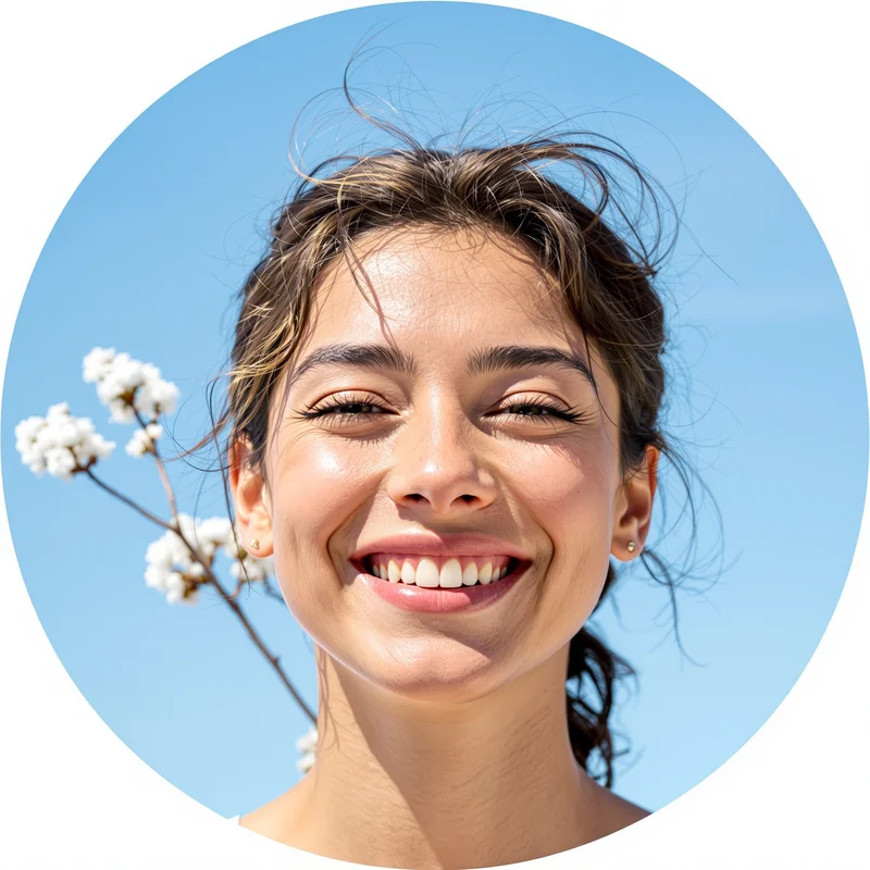 Summer profile image optimized for visibility and recognition