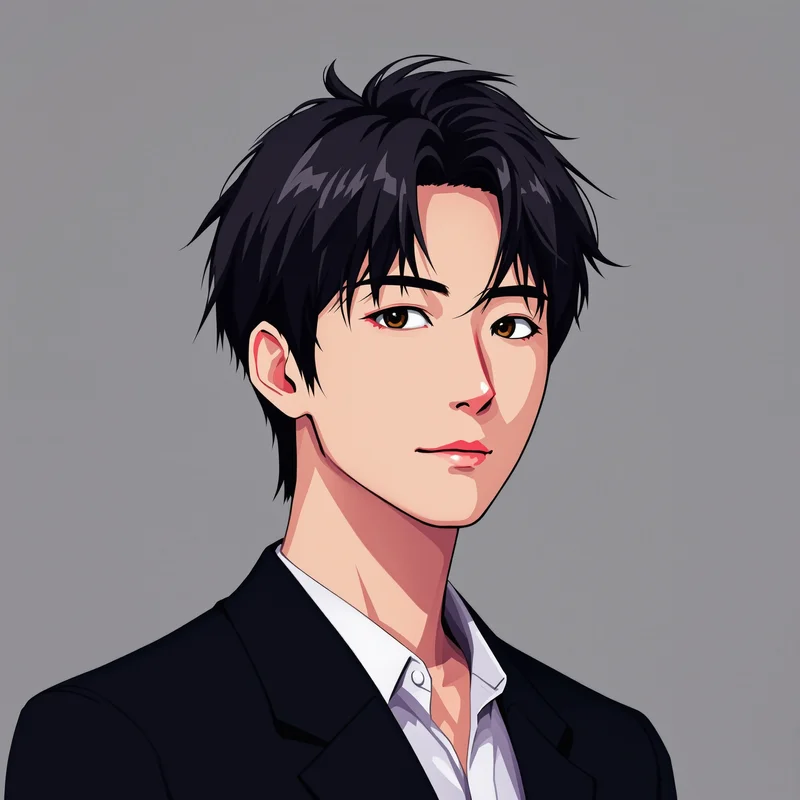 clean Jin-Woo PFP avatar with glowing eyes effect for profile picture use