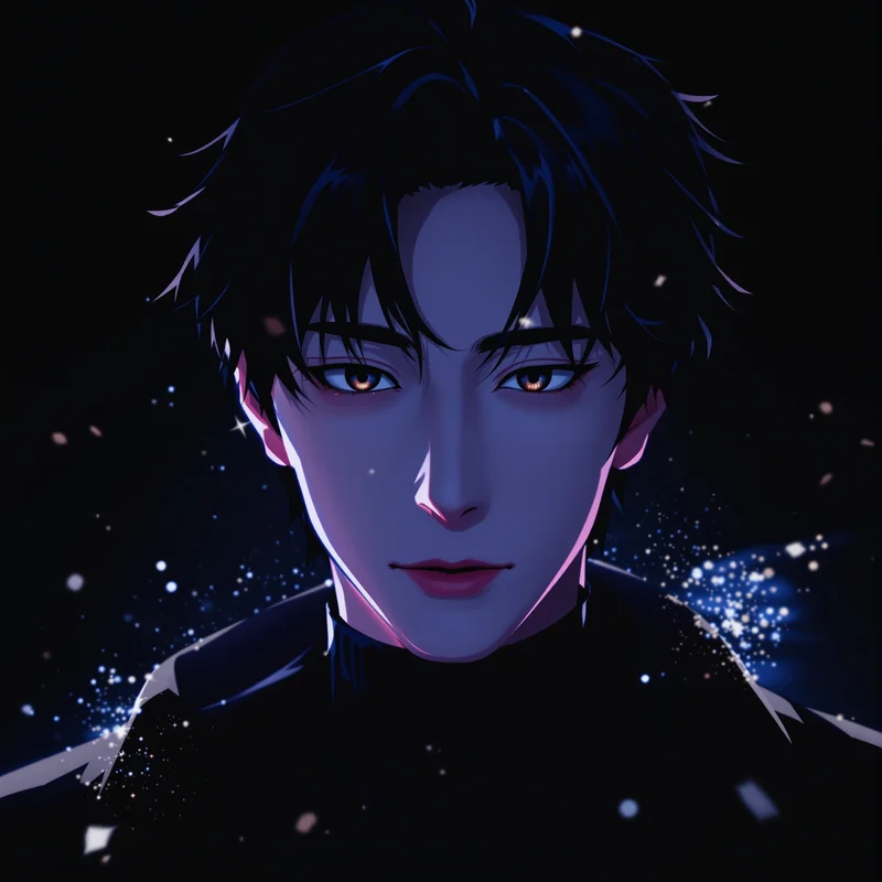 Solo Leveling Jin-Woo avatar with intense anime atmosphere for strong avatar use