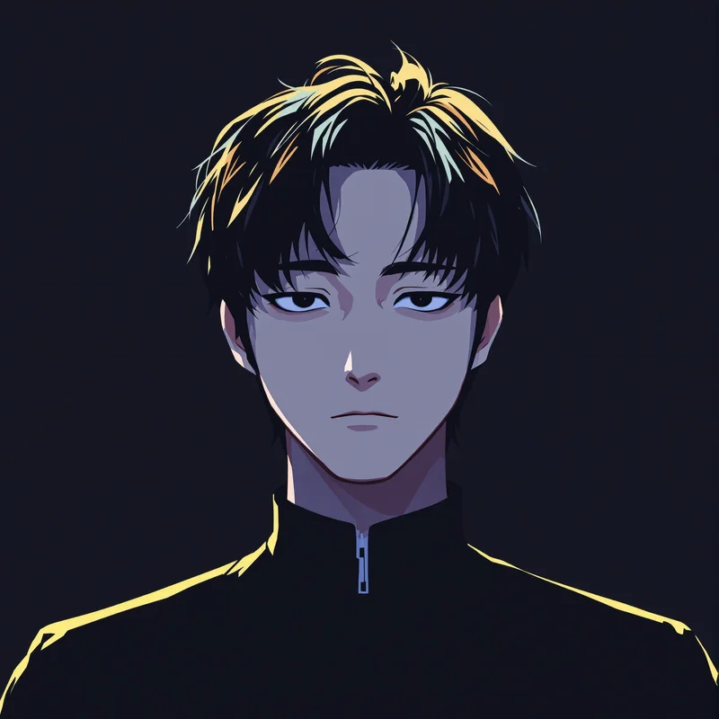 bold Jin-Woo PFP image with intense anime atmosphere for strong avatar use