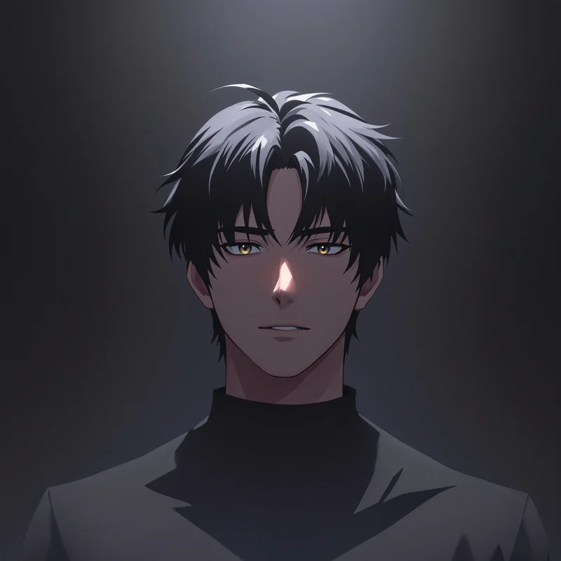 Sung Jin-Woo PFP portrait with intense anime atmosphere for aesthetic profile icon