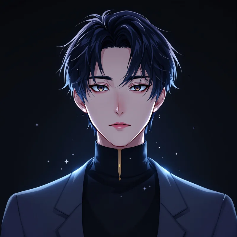 dark Jin-Woo avatar image with clean square composition for avatar display