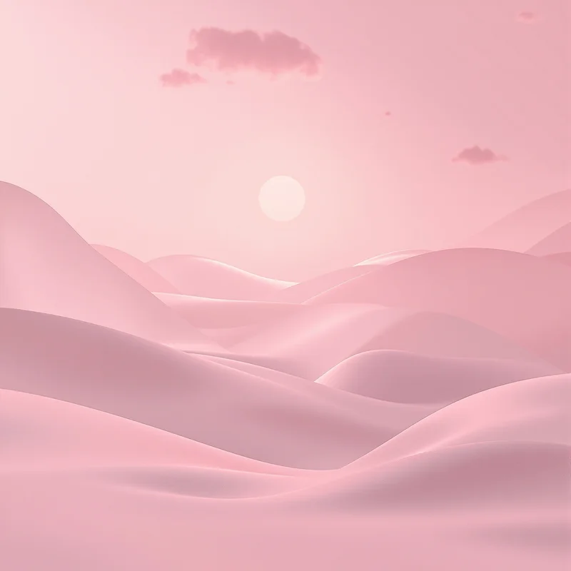 Calm light pink sunrise background