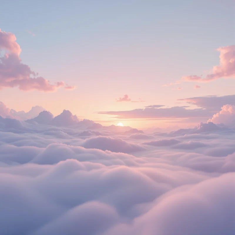 Calm pastel sunrise background