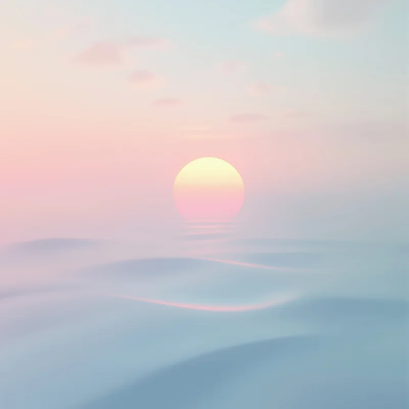 Calm pastel sunrise background