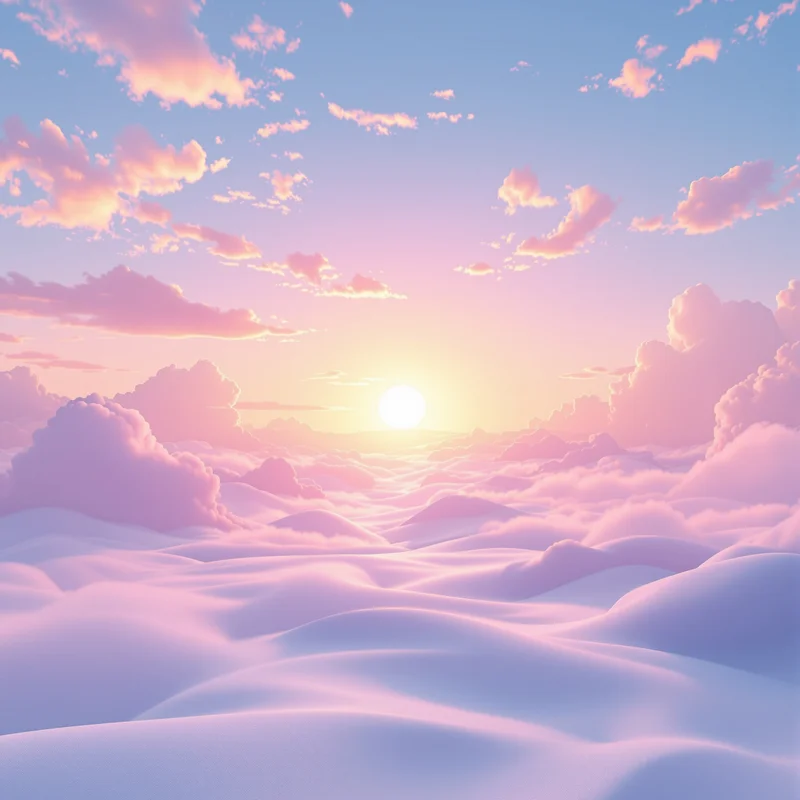 Fresh pastel sunrise background
