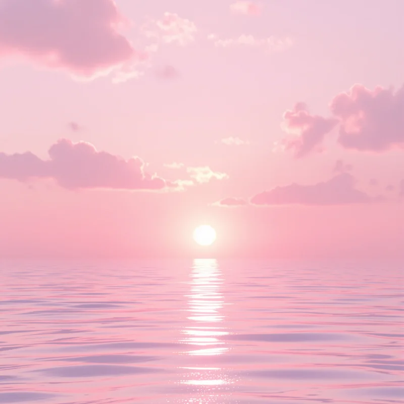 Gentle cool pink sunrise background