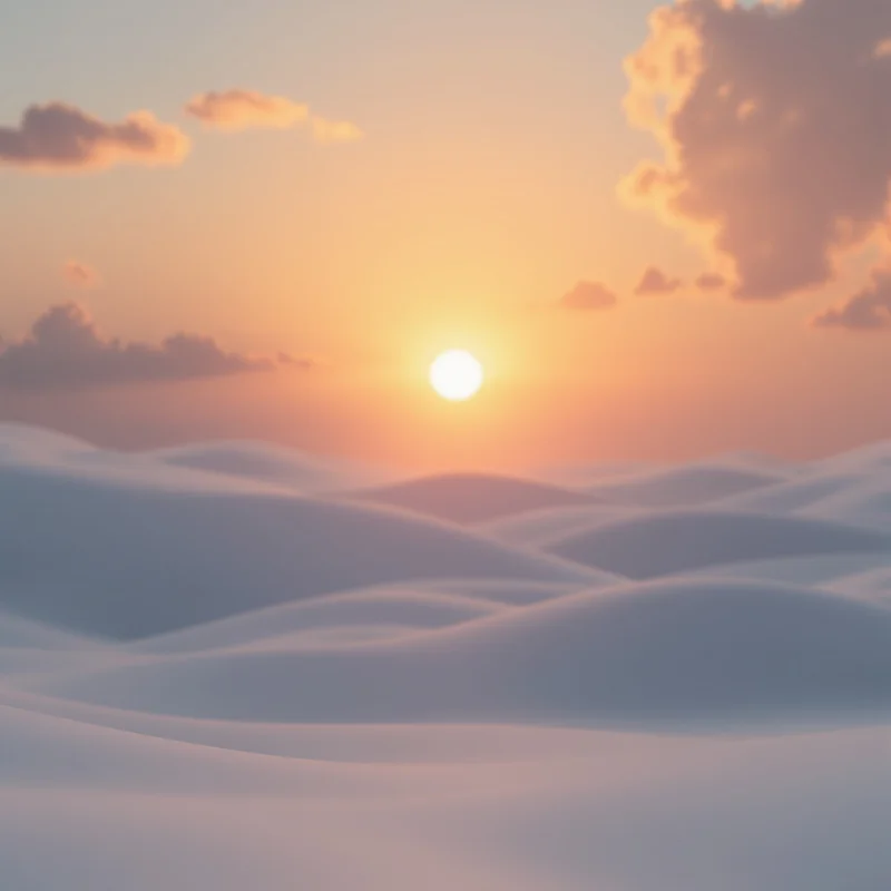 Luminous cool sunrise background