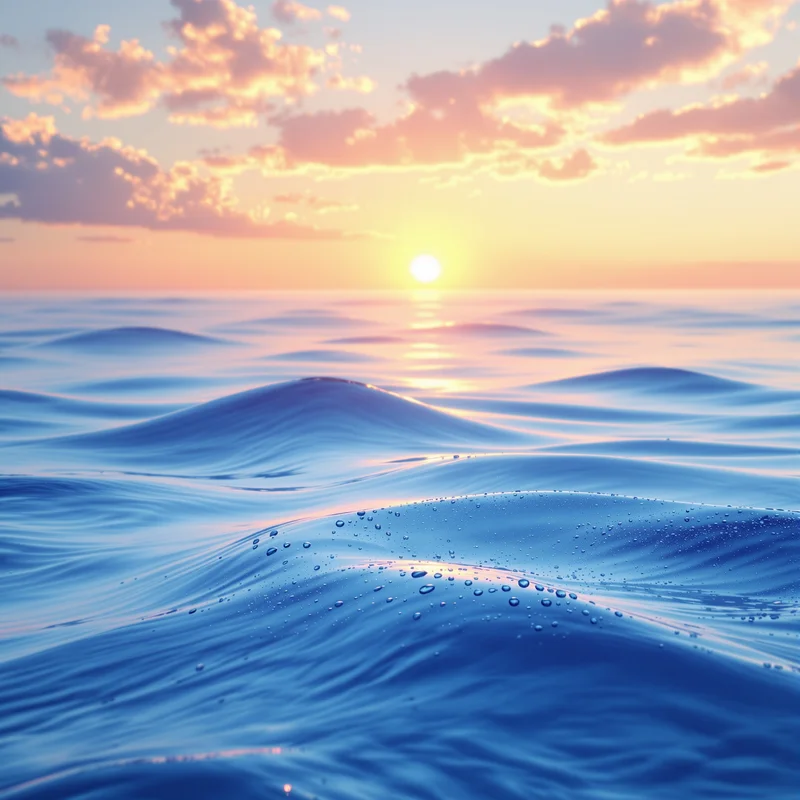 Luxury fresh blue sunrise background