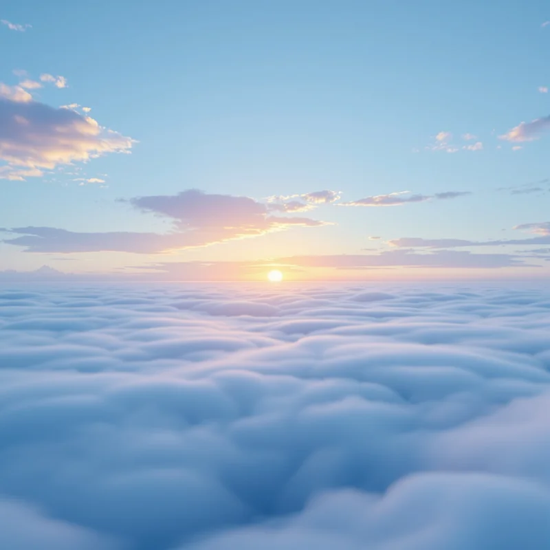 Pure fresh sunrise background