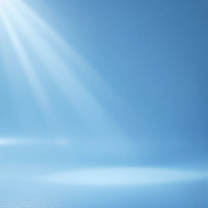 Studio light blue sunrise background