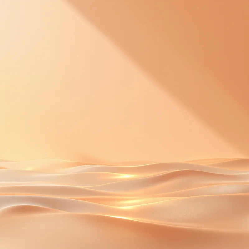 Gentle orange sunset background