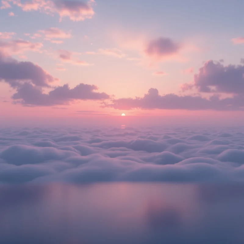 Gentle twilight sunset background