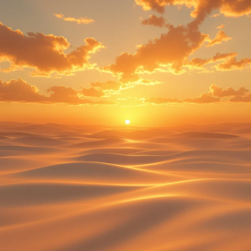 Golden hour sunset background