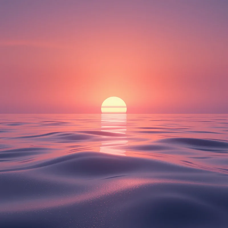 Luminous soft sunset background