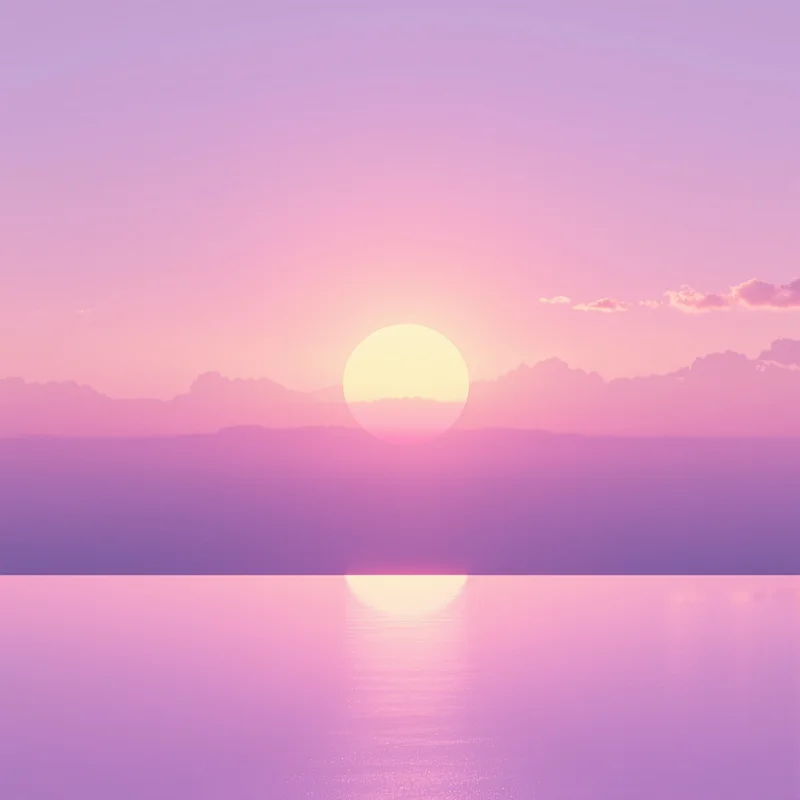 Luxe purple sunset background