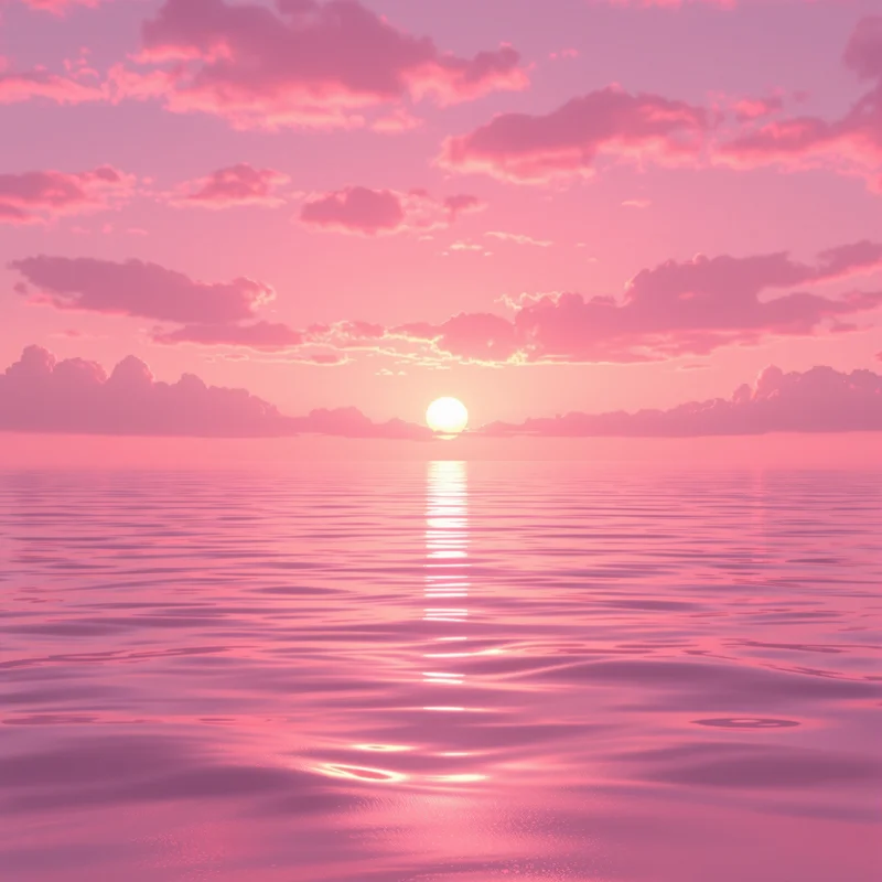 Mystic pink sunset background