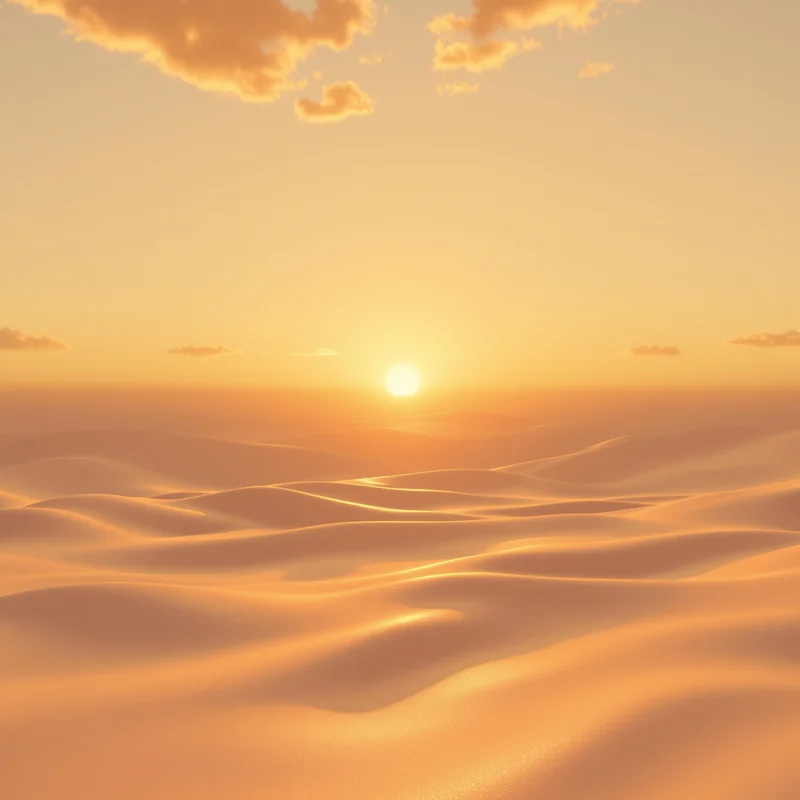 Soft golden sunset background