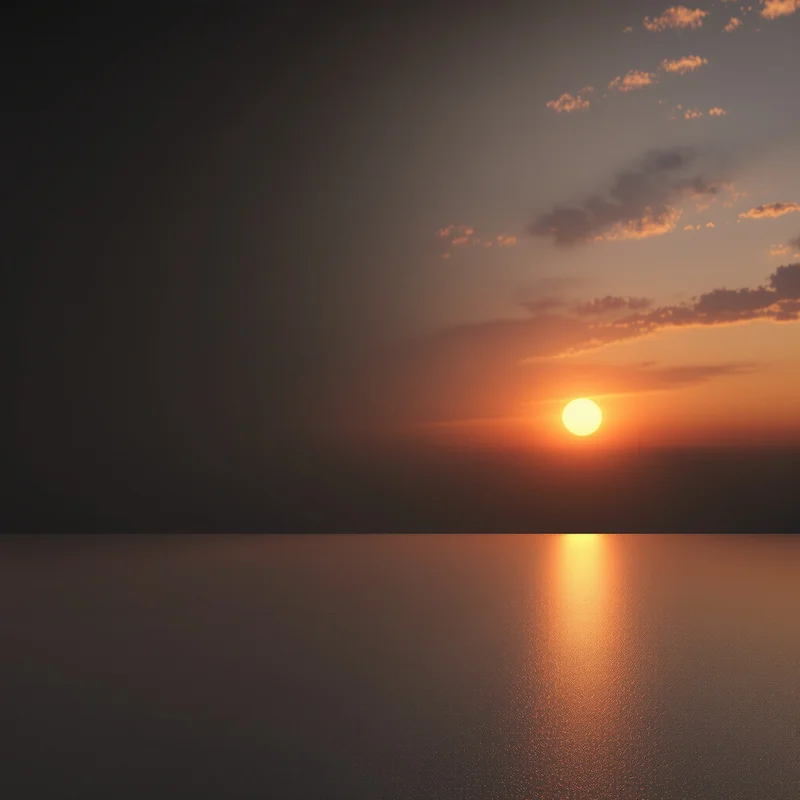 Studio minimal sunset background