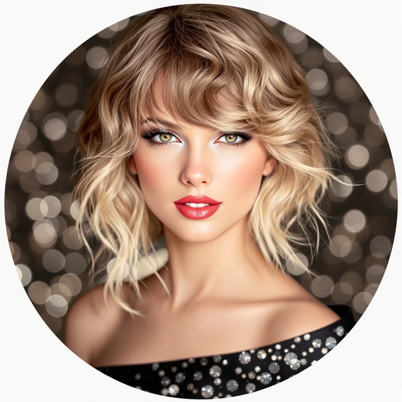 Taylor Swift PFP with polished composition and strong identity focus