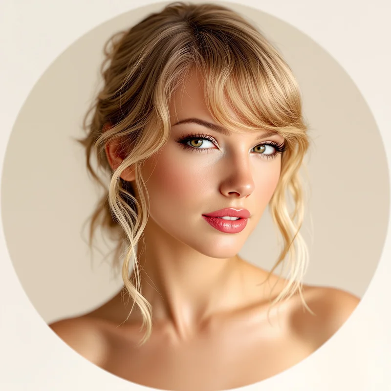 Taylor Swift PFP with polished composition and strong identity focus