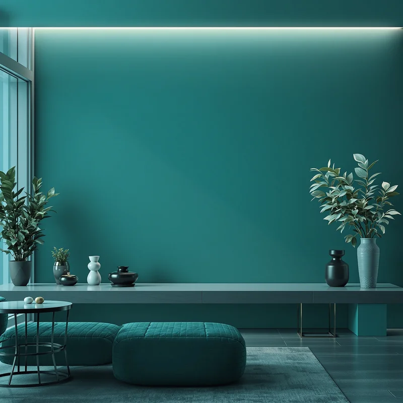 Balanced cohesion teal background