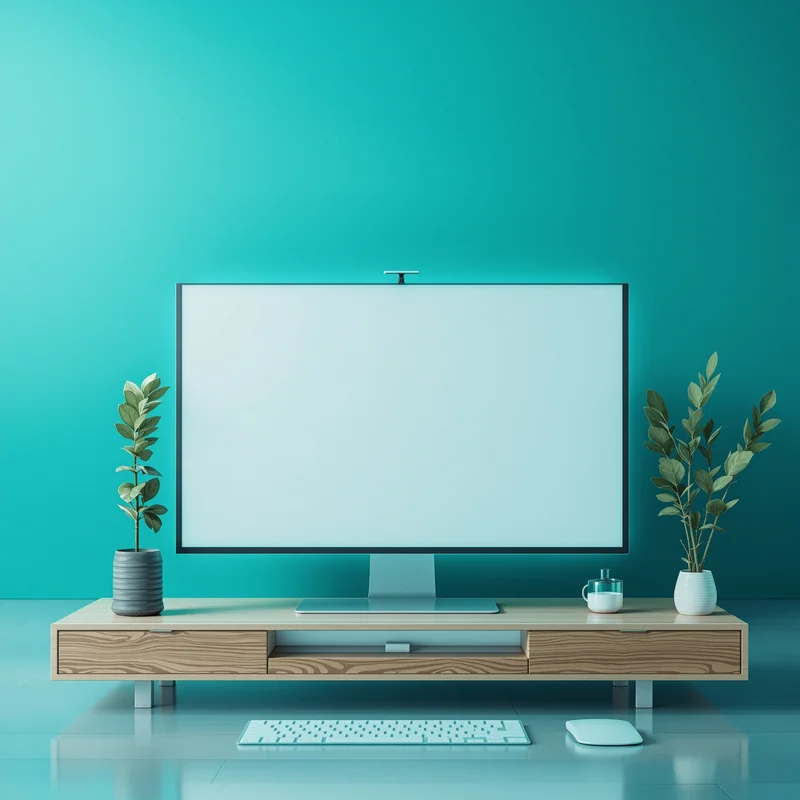 Master depth teal background