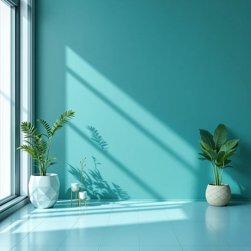 Reference harmony teal background