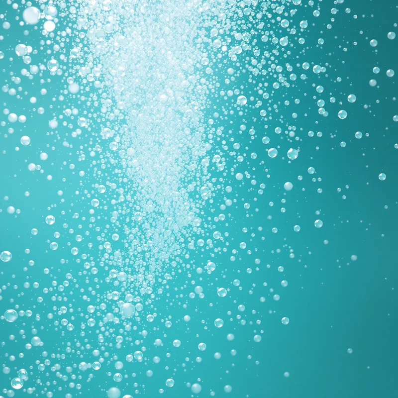 Teal Bubble Veil Teal Background