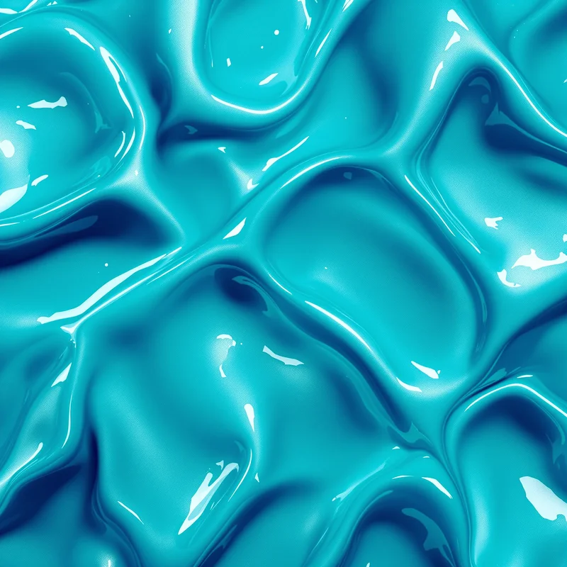 Teal Gel Surface Teal Background
