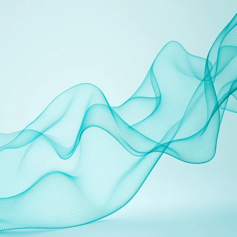 Teal Mesh Veil Teal Background