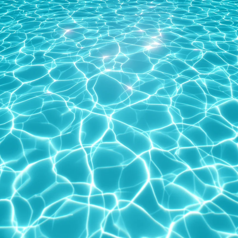 Teal Pool Caustics Teal Background