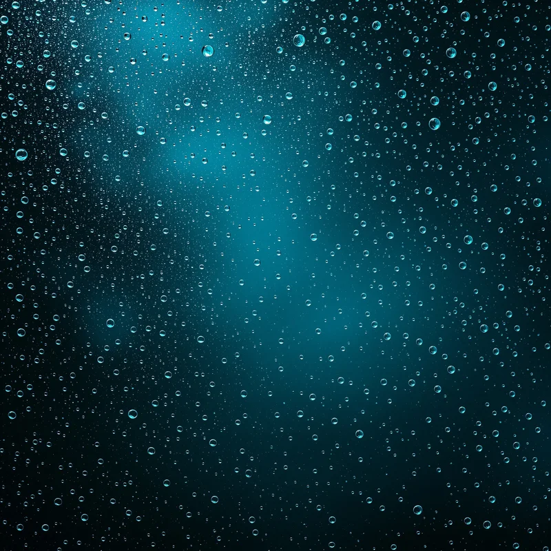 Teal Rain Window Mood Teal Background