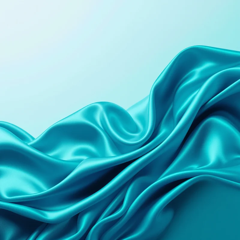 Teal Satin Flow Teal Background