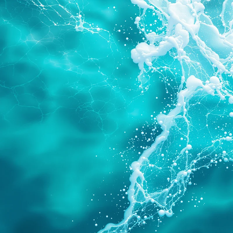 Teal Sea Foam Lace Teal Background