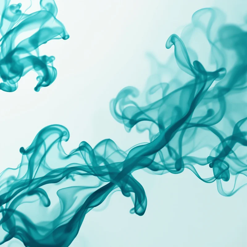 Teal Smoke Ink Fusion Teal Background