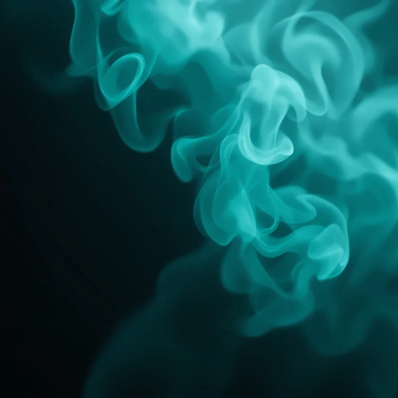 Teal Smoke Veil Teal Background